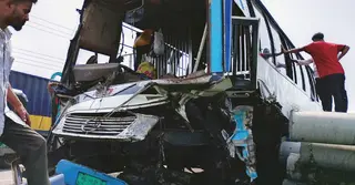 চট্টগ্রাম কক্সবাজার মহাসড়কে তিনটি বাসের সংঘর্ষ আহত নিহত ১, আহত ৬