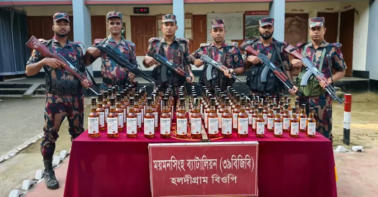 জব্দকৃত মদ