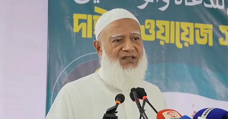 জামায়াতে ইসলামীর আমির ও বিরোধীদলীয় নেতা শফিকুর রহমান