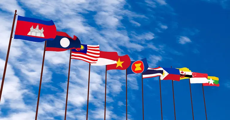 আসিয়ান দেশের পতাকা