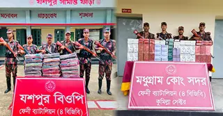 ফেনীতে ৬০ লাখ টাকার ভারতীয় পণ্য জব্দ