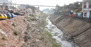 দখল-দূষণে বিলীনের পথে ব্রাহ্মণবাড়িয়ার টাউন খাল
