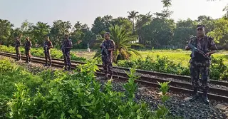 চামড়া পাচার রোধে হিলি সীমান্তে বিজিবির টহল জোরদার