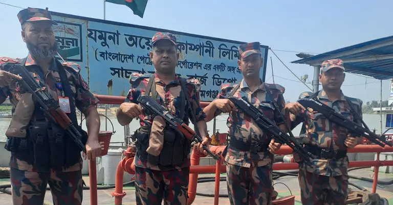 ডিপোতে বিজিবি মোতায়েন