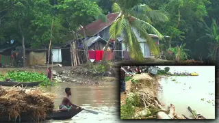 নদীভাঙনে দিশেহারা বরিশালবাসী, থমকে আছে গ্রামীণ অর্থনীতি