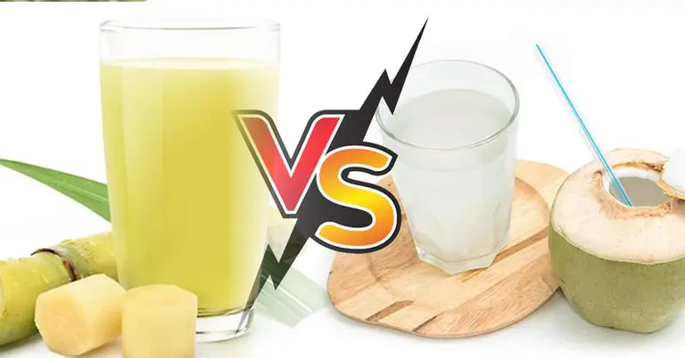 ডাবের পানি বনাম আখের রস