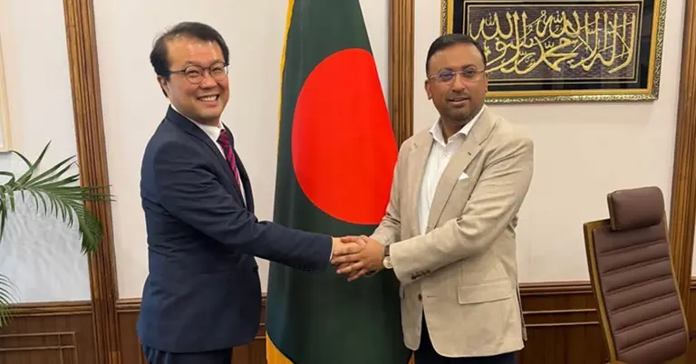 পররাষ্ট্র বিষয়ক উপদেষ্টা হুমায়ুন কবির ও দক্ষিণ কোরিয়ার রাষ্ট্রদূত কিম জি-জুন