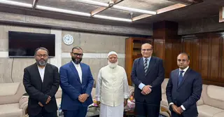 বিরোধীদলীয় নেতার সঙ্গে পাকিস্তানের হাইকমিশনারের সাক্ষাৎ