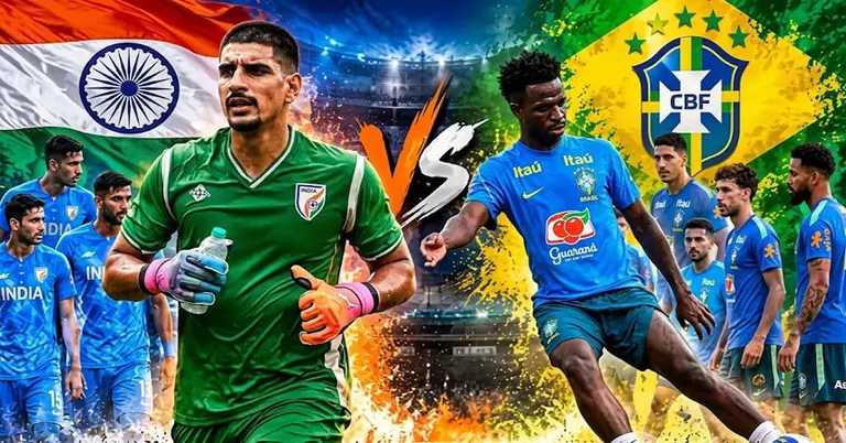 ব্রাজিল বনাম ভারত লাইভ ম্যাচ