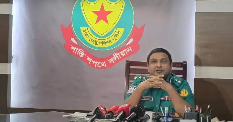 ডিএমপির মিডিয়া অ্যান্ড পাবলিক রিলেশন্স বিভাগের উপ-পুলিশ কমিশনার মো. আকতার হোসেন