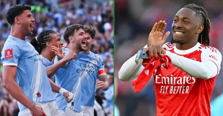 ম্যানচেস্টার সিটি ও আর্সেনালের খেলোয়াড়া