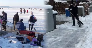 শীতকালীন ঝড়ে বিপর্যস্ত উত্তর ইউরোপ, হলুদ সতর্কতা জারি