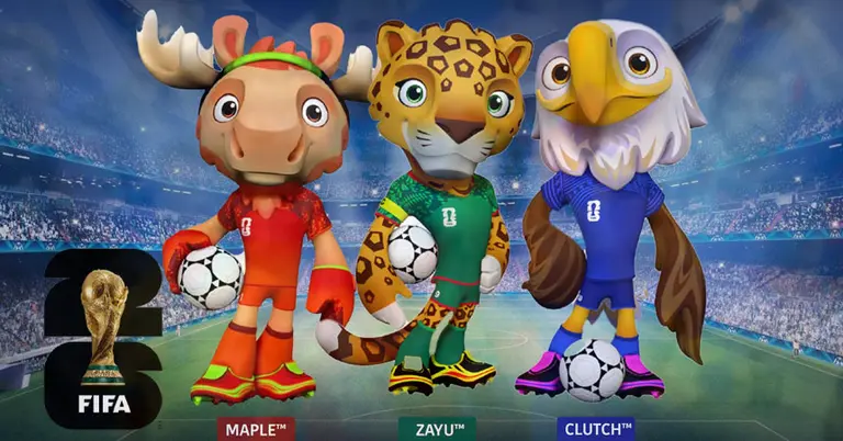 ২০২৬ বিশ্বকাপ ফুটবলের তিন মাসকট