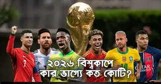 ২০২৬ ফুটবল বিশ্বকাপের রেকর্ড প্রাইজমানি ঘোষণা, কোন রাউন্ডে কত টাকা দিচ্ছে ফিফা