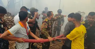রাঙামাটির লংগদুতে ভয়াবহ আগুন, ক্ষয়ক্ষতি প্রায় কোটি টাকা
