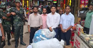 ফেনীতে ৩২০ কেজি নিষিদ্ধ পলিথিন জব্দ: ২ ব্যবসায়ীর জরিমানা