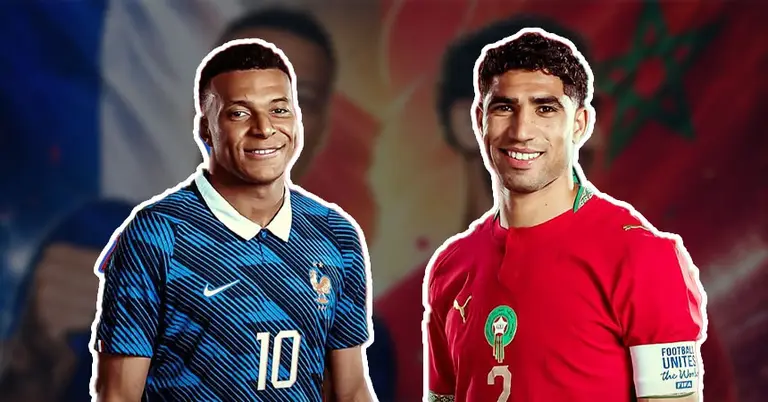 ফ্রান্স বনাম মরক্কো কোয়ার্টার ফাইনাল ম্যাচ