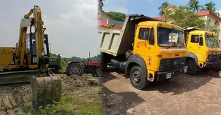 গাজীপুরে মাটিসহ ৯টি ড্রাম ট্রাক জব্দ, তিনজনকে জরিমানা