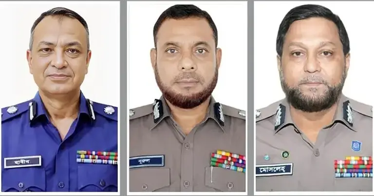 মো. আহসান হাবীব পলাশ, সরদার নুরুল আমিন ও মোসলেহ উদ্দিন আহমদ