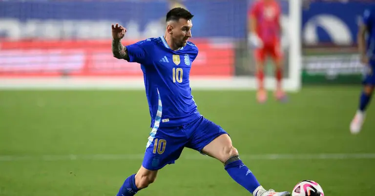 পুয়ের্তো রিকোর বিপক্ষে ম্যাচে লিওনেল মেসি