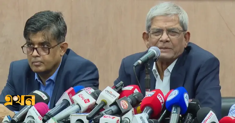 স্থানীয় সরকার মন্ত্রী মির্জা ফখরুল ইসলাম আলমগীর