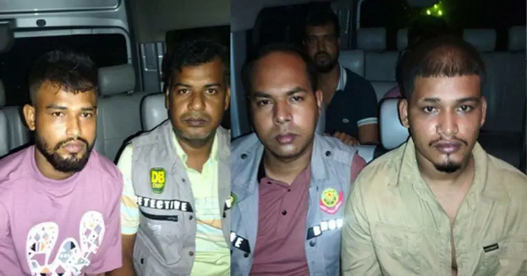 গ্রেপ্তার হওয়া সজীব ব্যাপারী ও রাজিব ব্যাপারী