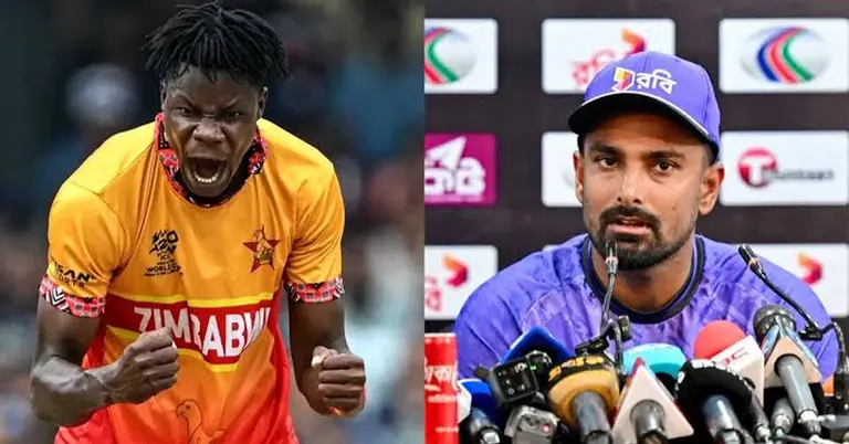 ব্লেসিং মুজারাবানি ও লিটন দাস