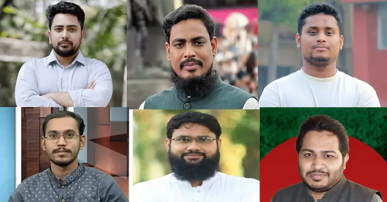 এনসিপির ৬ প্রার্থী