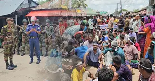 নেত্রকোণায় আন্দোলনের মুখে পেছাল রেলের উচ্ছেদ অভিযান
