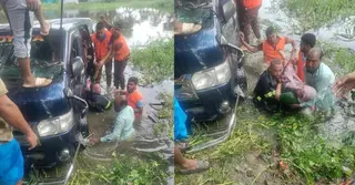 নোয়াখালীতে মাইক্রোবাস খাদে পড়ে নিহত ৭