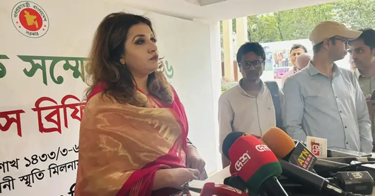 পররাষ্ট্র প্রতিমন্ত্রী শামা ওবায়েদ ইসলাম