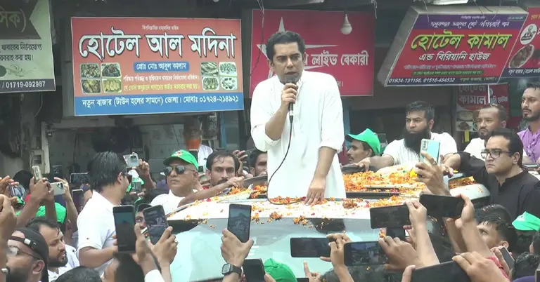 তথ্যমন্ত্রী ব্যারিস্টার আন্দালিব রহমান পার্থ