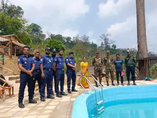 সাজেকে পাহাড় কেটে সুইমিংপুল: জরিমানা ও কার্যক্রম বন্ধ করলো প্রশাসন