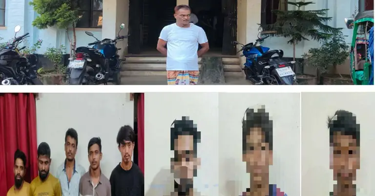 গ্রেপ্তার মাদকসেবী