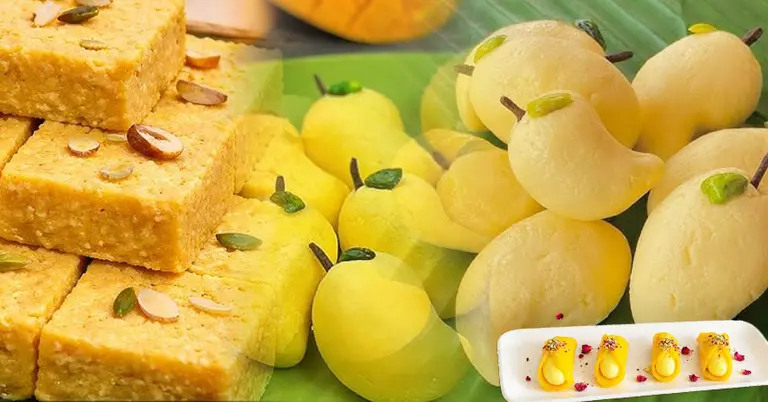 পাকা আমের সন্দেশ রেসিপি
