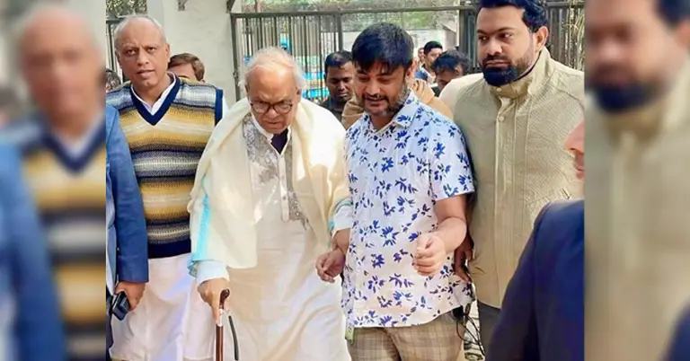 রুহুল কবির রিজভীর সঙ্গে মাহফুজ কবির মুক্তা