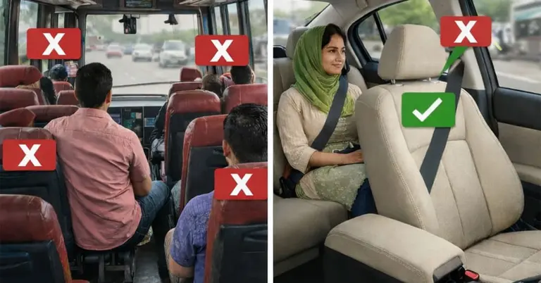 কোন সিটটি সবচেয়ে নিরাপদ?