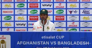 জয়ের সুযোগ হাতছাড়া; আফগানদের লড়াইয়ের প্রশংসায় শান্ত