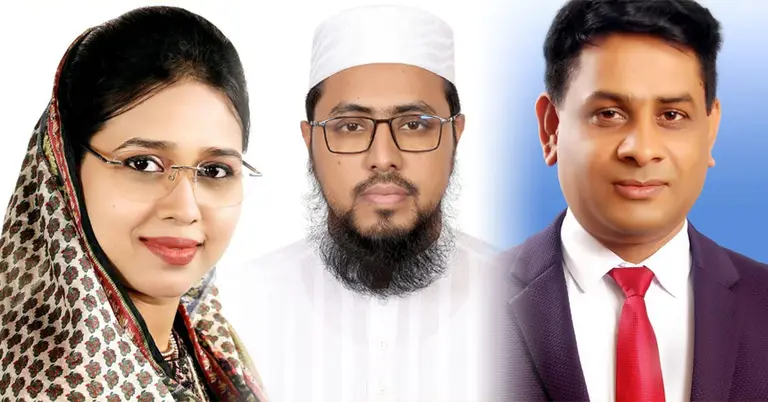 ডা. সানসিলা জেব্রিন প্রিয়াঙ্কা, মো. রাশেদুল ইসলাম ও শফিকুল ইসলাম মাসুদ