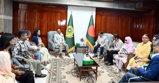 ভারপ্রাপ্ত স্পিকারের সঙ্গে বার্ডোর প্রতিষ্ঠাতা ও নির্বাহী পরিচালকের সাক্ষাৎ