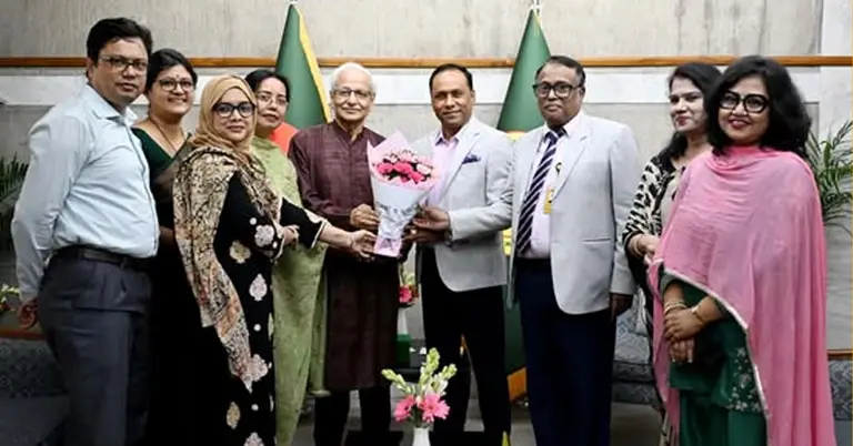 জাতীয় কন্যাশিশু অ্যাডভোকেসি ফোরাম প্রতিনিধিদলের সঙ্গে জাতীয় সংসদের ডেপুটি স্পিকার