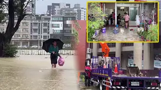 টাইফুন ক্রাথনের পর ঘুরে দাঁড়ানোর চেষ্টা তাইওয়ানবাসীর