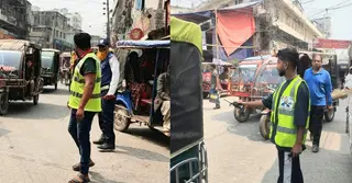 টাঙ্গাইলে যানজট নিরসনে ব্যতিক্রমী উদ্যোগ টুকুর