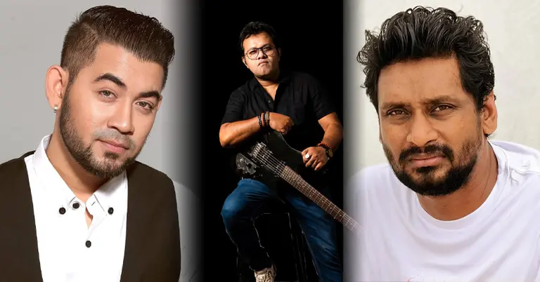 বাম থেকে তানজীব, ডাব্বু ও ইশতিয়াক