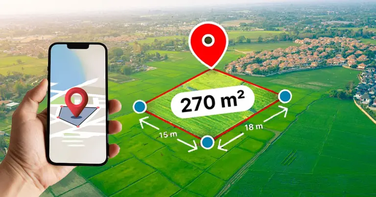 মোবাইলে জমি মাপার সহজ কৌশল