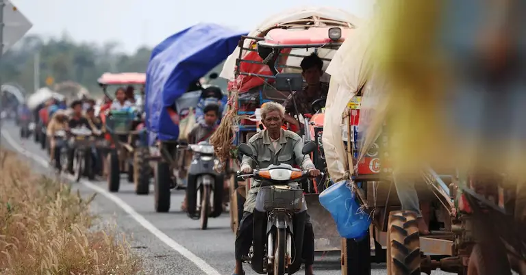থাইল্যান্ড-কম্বোডিয়া সংঘাতে আন্তর্জাতিক হস্তক্ষেপ চান বাস্তুচ্যতরা
