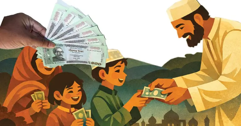 ঈদের সালামি আদায়ের কৌশল