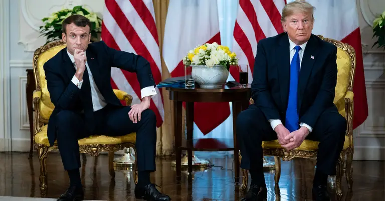 ইমানুয়েল ম্যাক্রোঁ, ডোনাল্ড ট্রাম্প