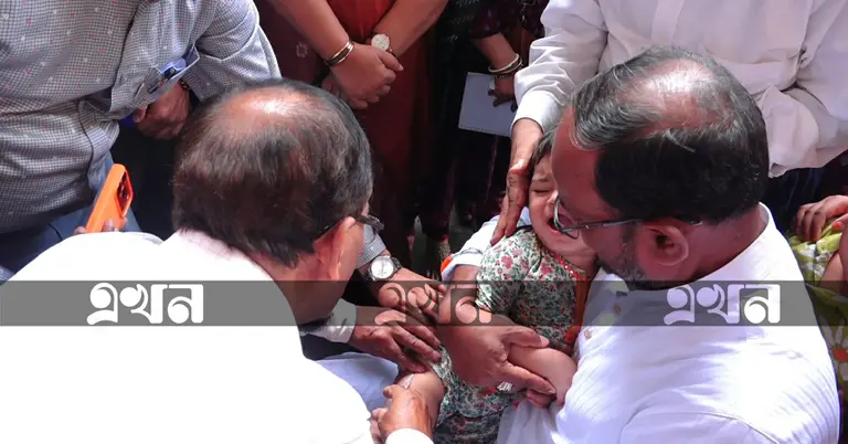 হাম-রুবেলা টিকাদান ক্যাম্পেইনের উদ্বোধন