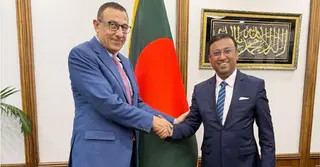 প্রধানমন্ত্রীর পররাষ্ট্র বিষয়ক উপদেষ্টার সঙ্গে ফিলিস্তিনের রাষ্ট্রদূতের সাক্ষাৎ